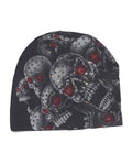Bossi Vintage Rhinestone Beanie Black/Red