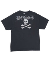 Bossi Vintage Rhinestone Tee Black