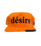 Matiere De Desirs Leather Patch Hat Orange