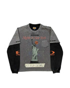 Bottega Desires Nights In NY Layered Long Sleeve Black