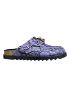Bravest Studios Bag Clog Snakeskin Purple