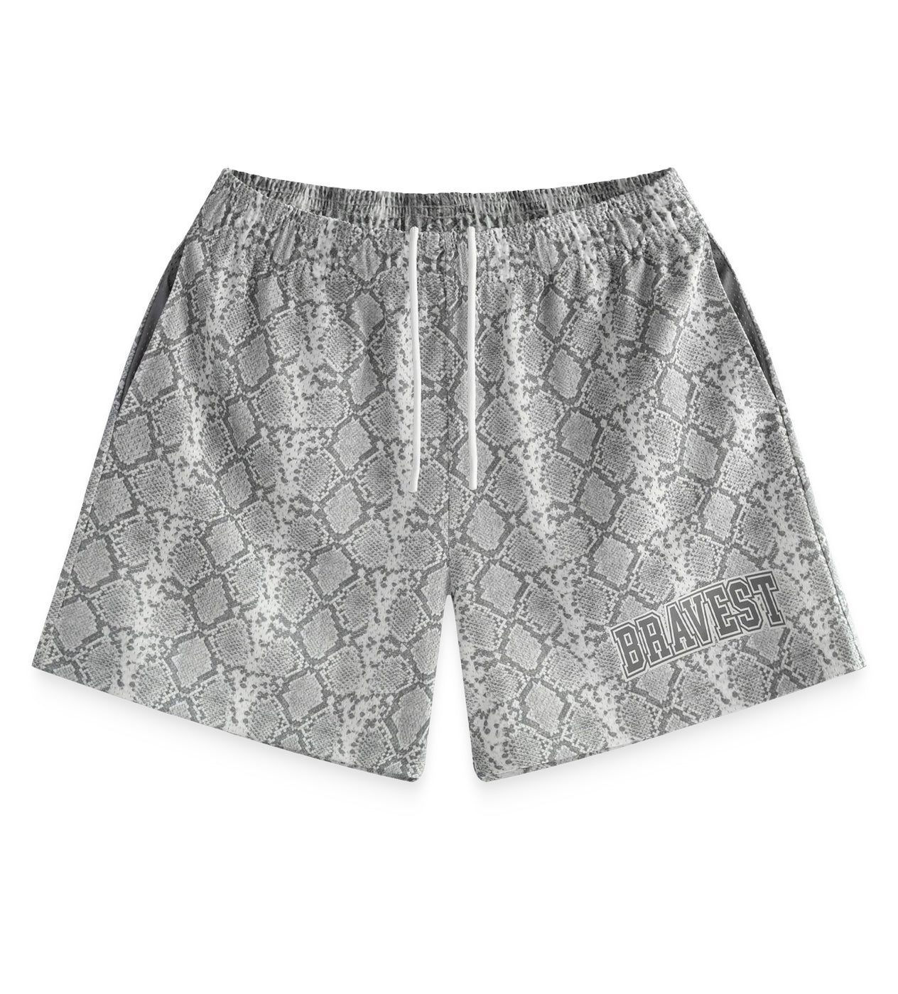 Bravest Studios Snakeskin Shorts Grey – Restock AR