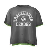Bravest Studios Trackhawk Double Layer Tee Grey/Green