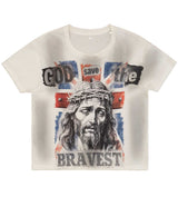 Bravest Studios Union Vintage Tee White