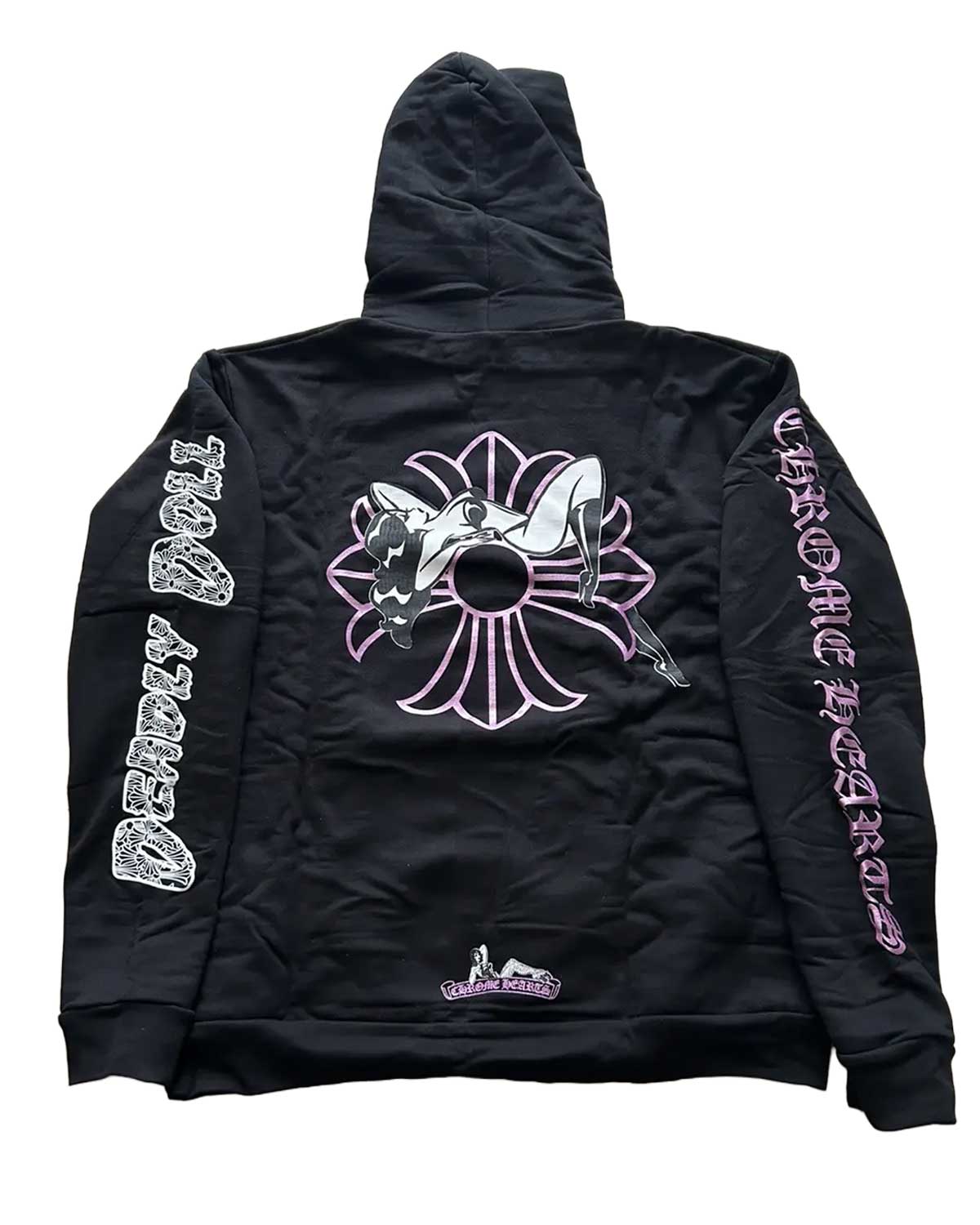 Chrome Hearts Hoodie Deadly Doll Black/Purple – Restock AR