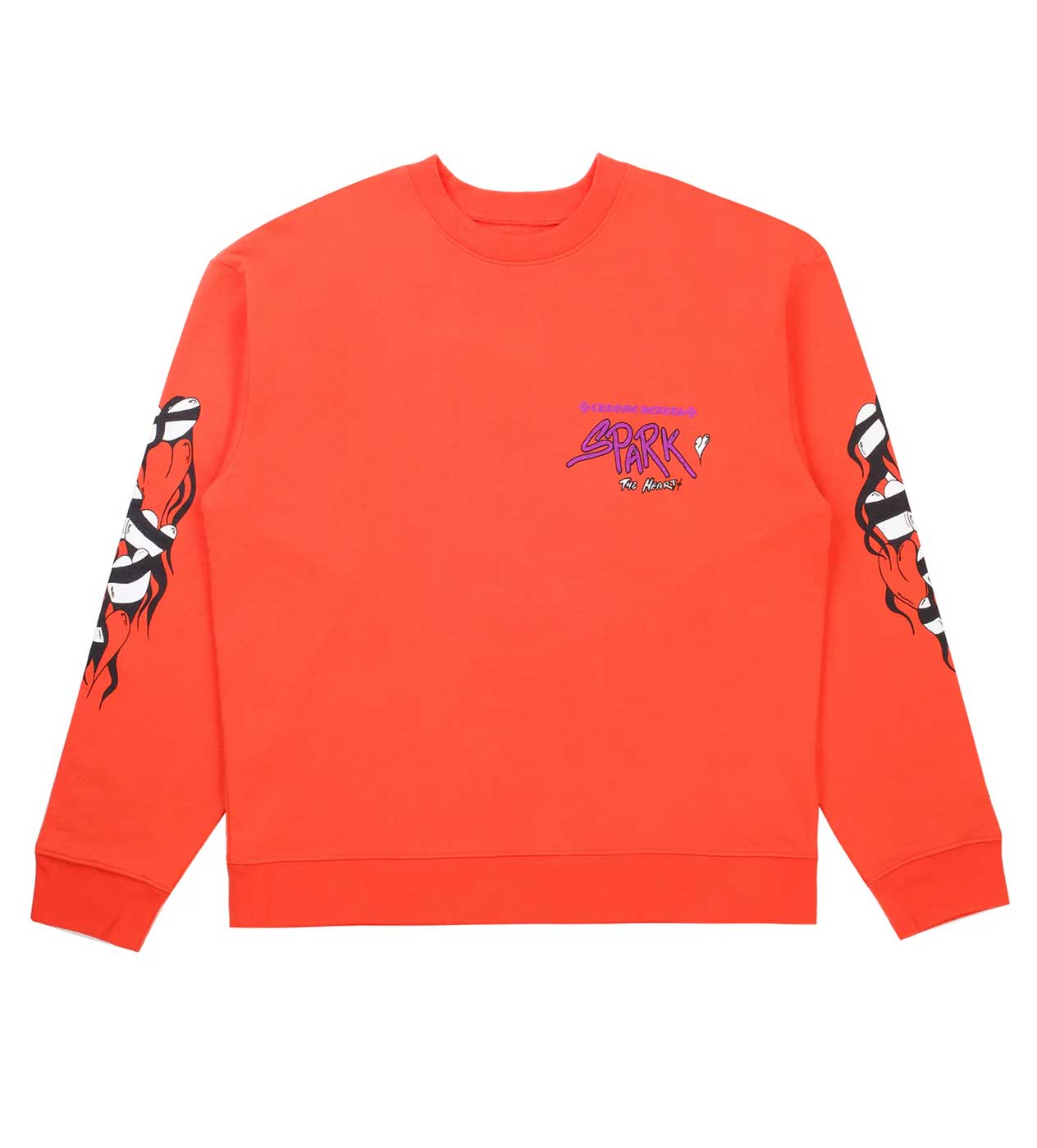 Chrome Hearts Matty Boy 'Sadistic Lipstick' Crewneck Red Chrome Hearts Matty Boy 'Sadistic Lipstick' Crewneck Red
