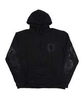 Chrome Hearts Tonal Horseshoe Logo Pullover Hoodie Black