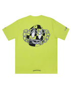 Chrome Hearts X Matty Boy Chain Face Tee Neon Yellow