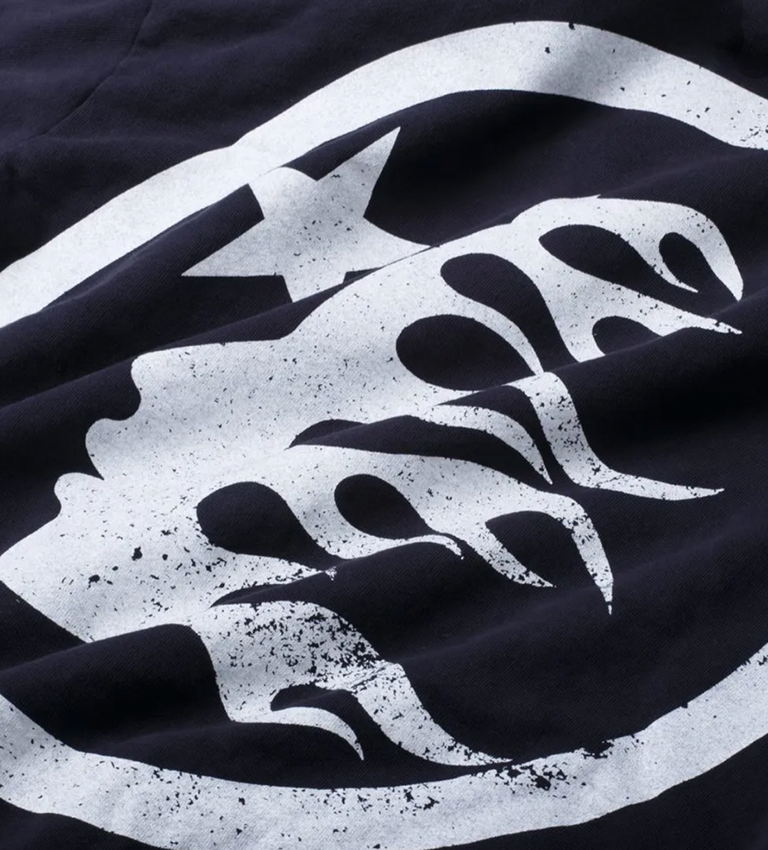Image of the Hellstar Studios Basic Logo Hoodie Black, Front View