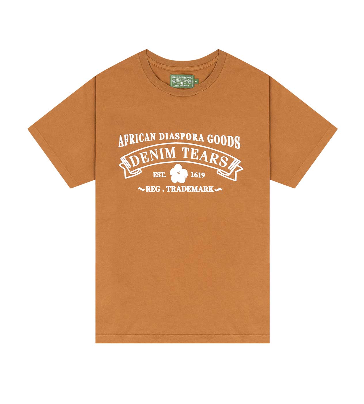 Denim Tears ADG Brown Tee Front