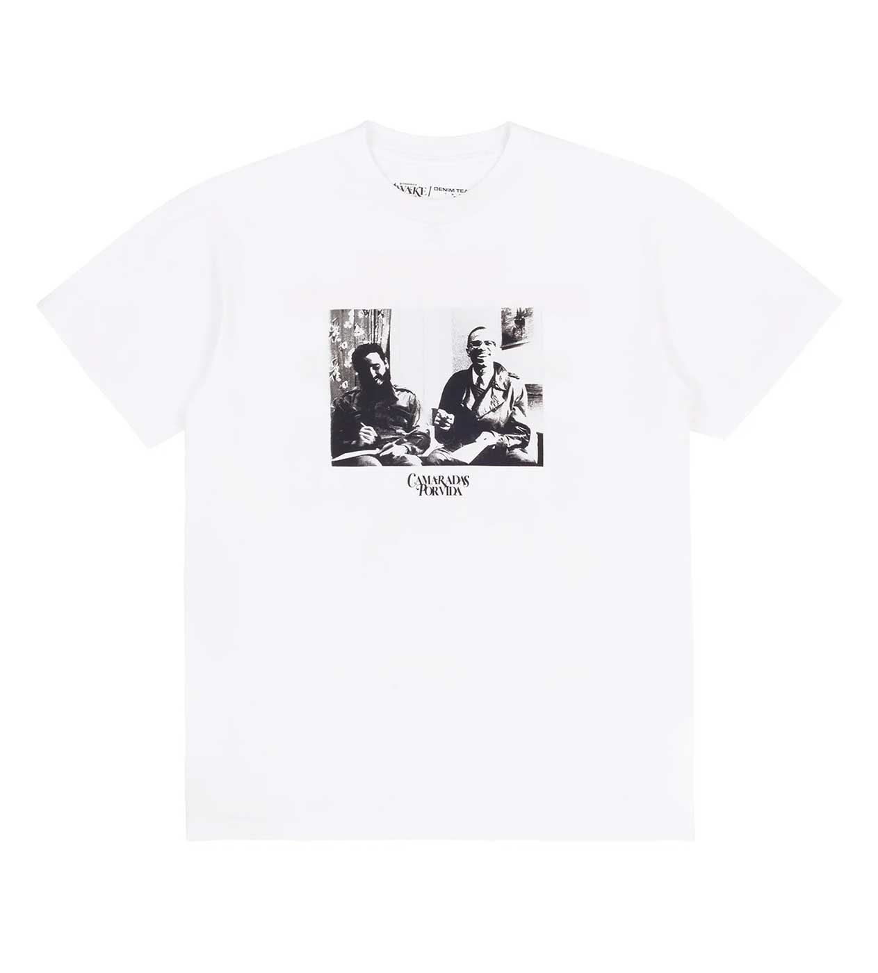 Denim Tears Awake Tee NYC Camararadas Por Vida Tee White – Restock AR