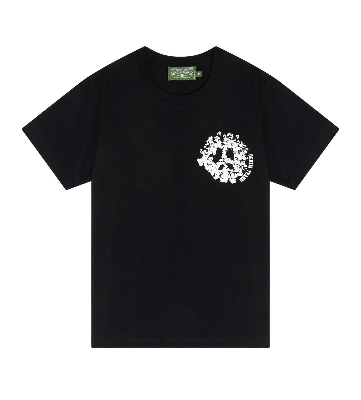 Denim Tears University Black Tee front