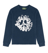 Denim Tears University Navy Thermal L/S