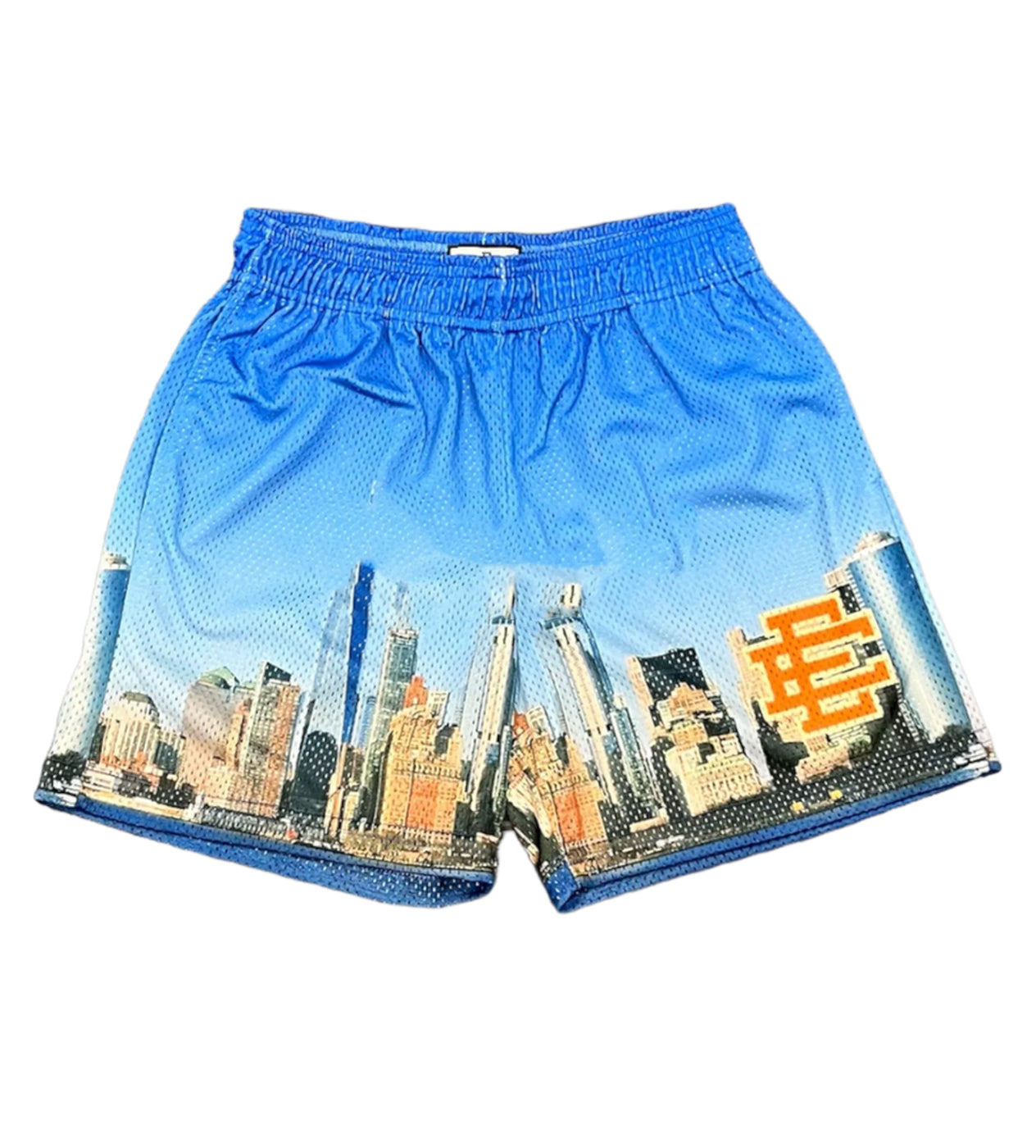 Eric Emanuel NYC Skyline Shorts Blue – Restock AR