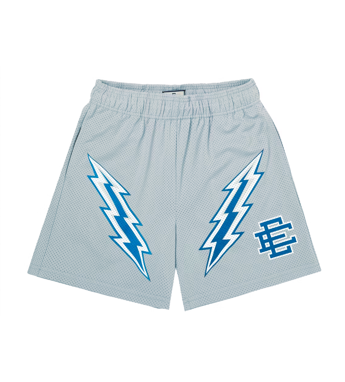 Eric Emanuel Grey Lightning Grey/Blue Shorts