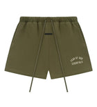 Essentials Fleece Soccer Short Military