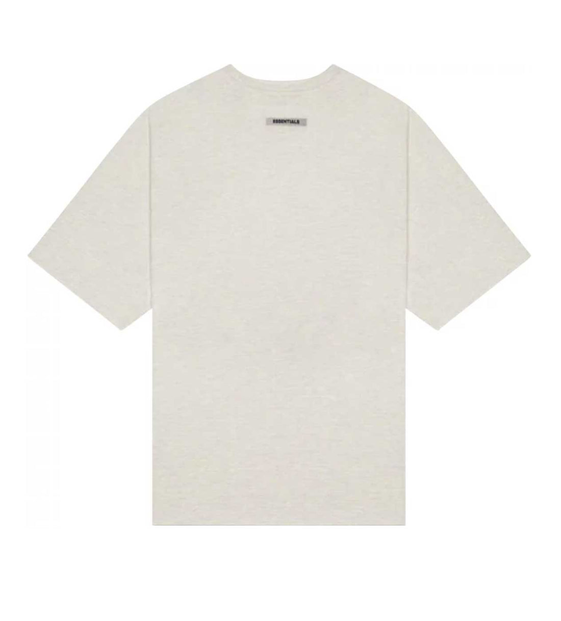 Essentials Oatmeal Tee Front Logo