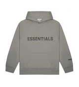 Essentials Cement Hoodie Front Logo
