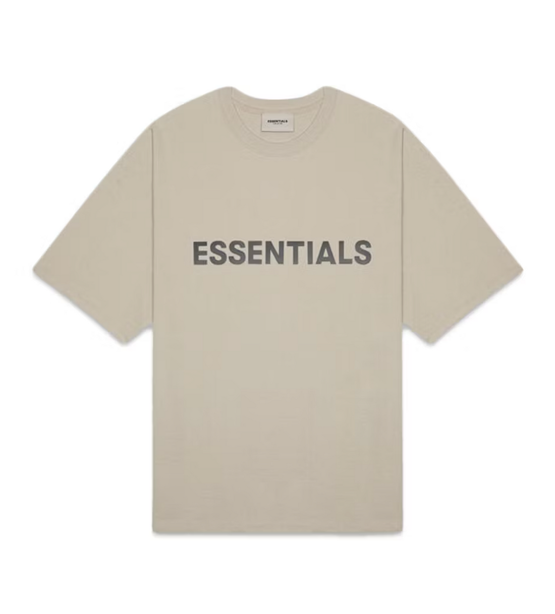 Essentials Olive Tee Front Logo