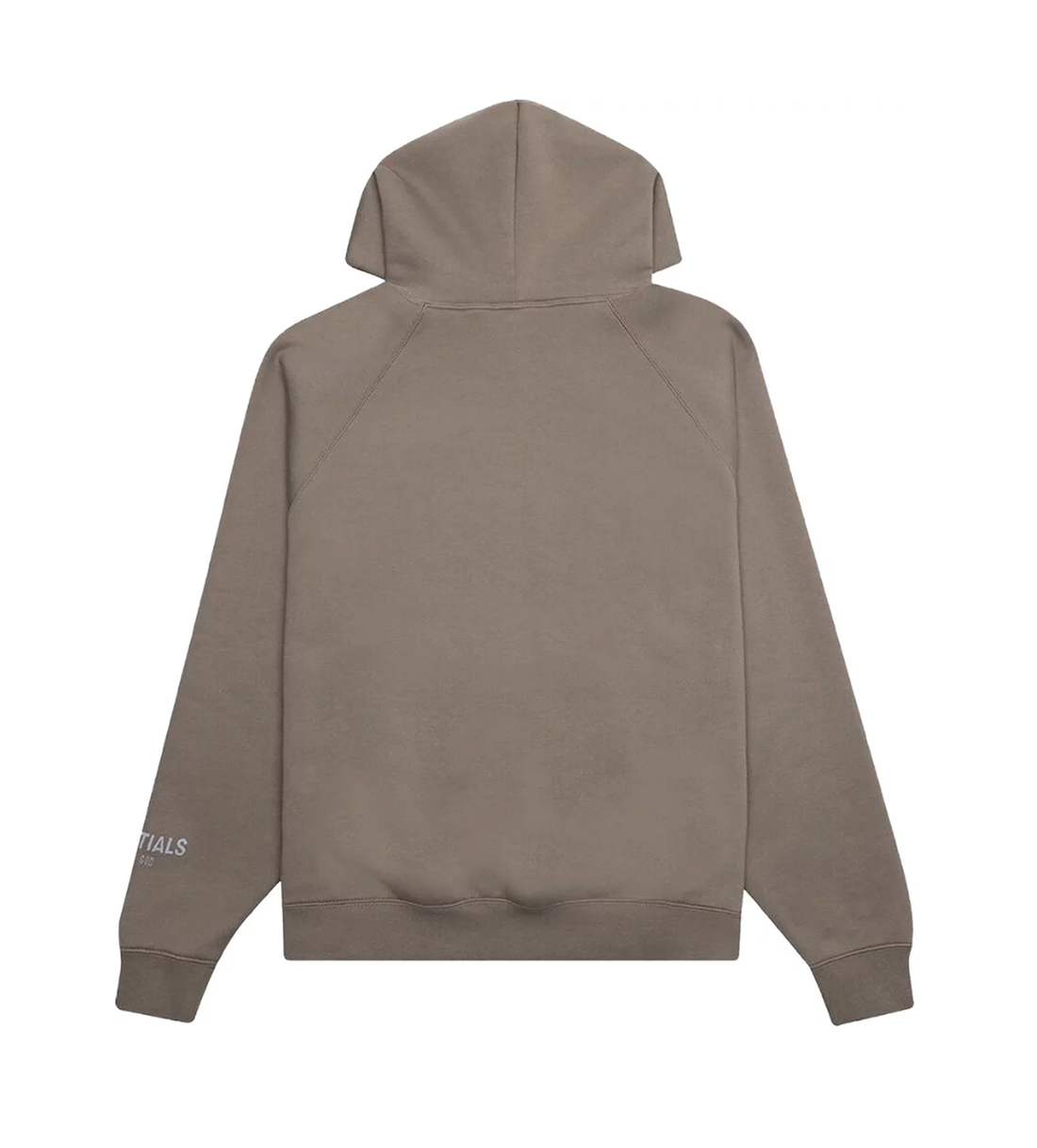 Essentials Taupe Hoodie Front Logo