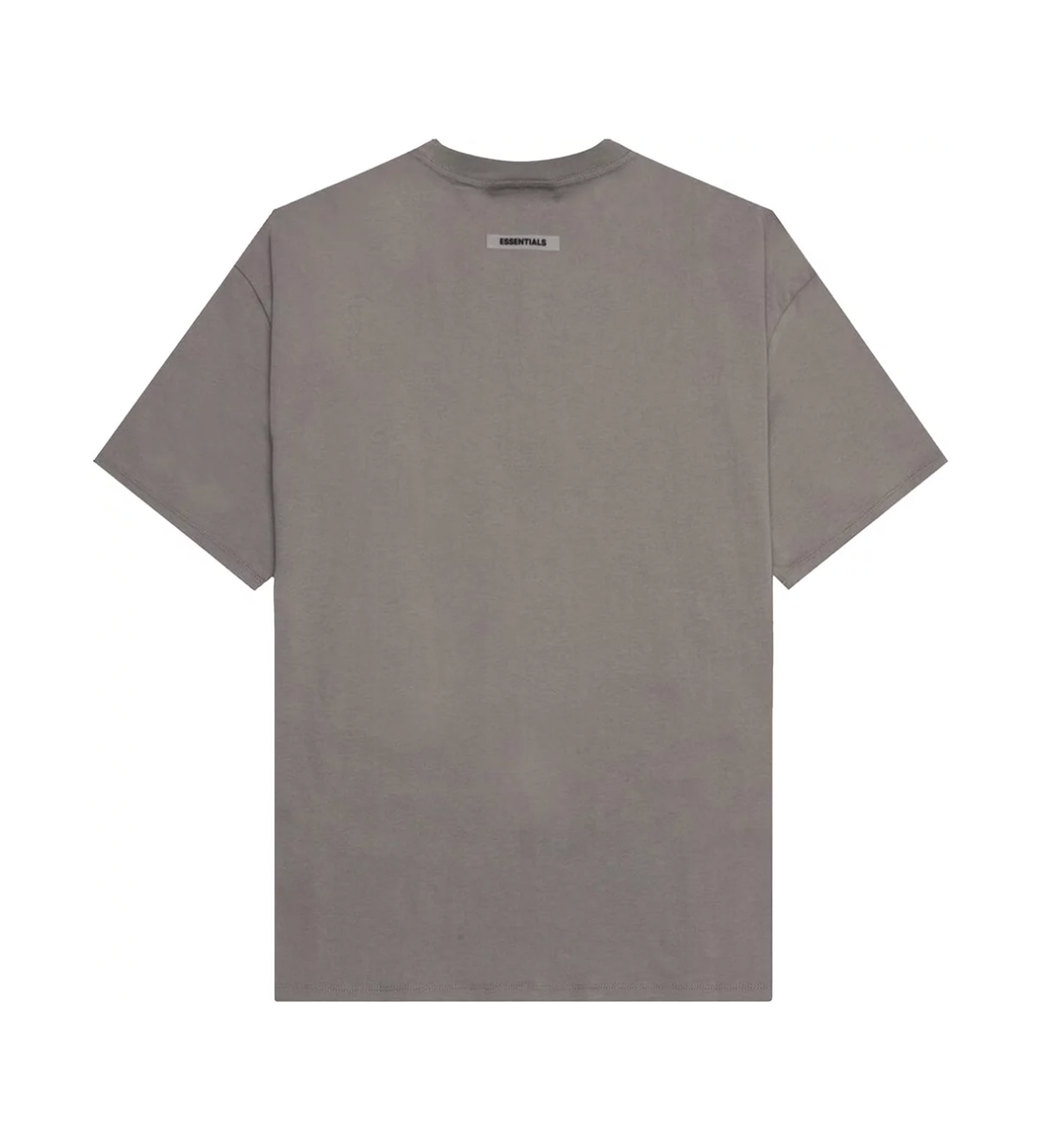 Essentials Taupe Tee Front Logo