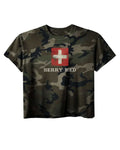 GV Gallery Berry Med Tee Camo
