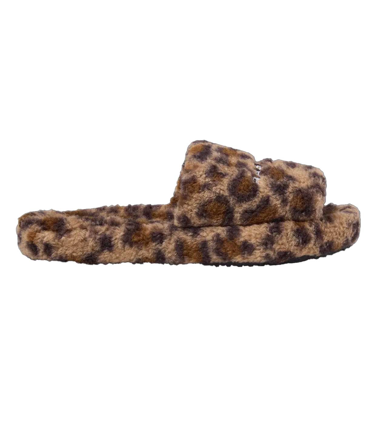 GV Gallery Cheetah Fur Slides