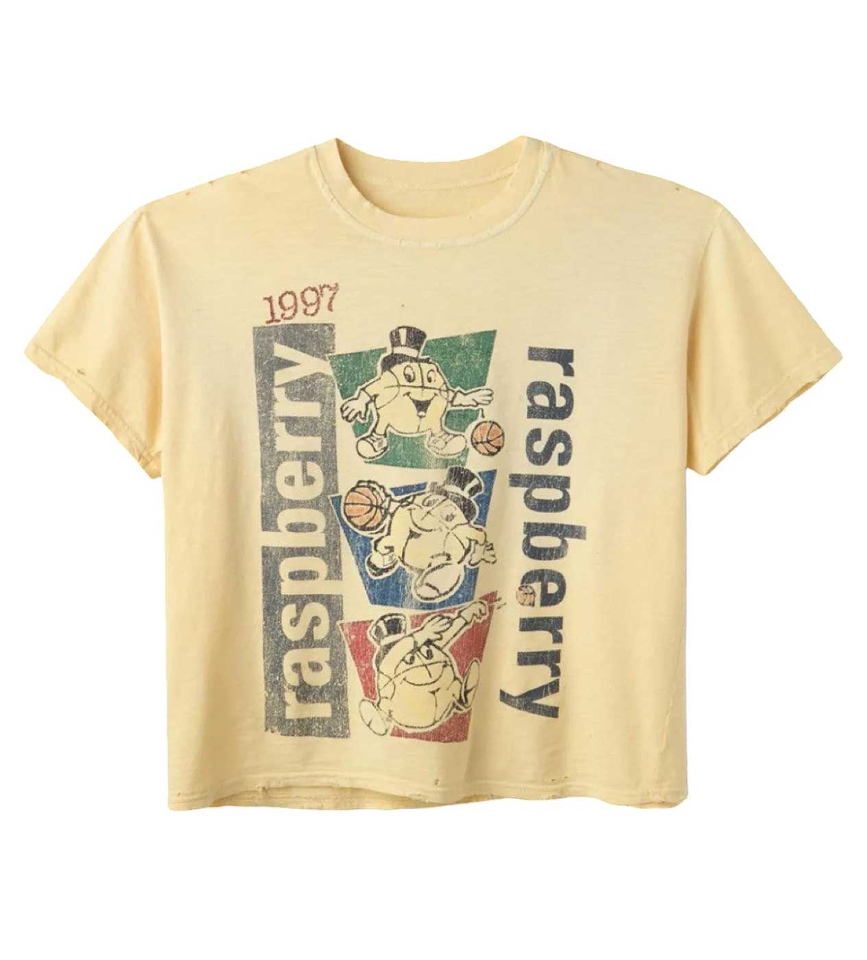 GV Gallery Raspberry Macker Tee Cream