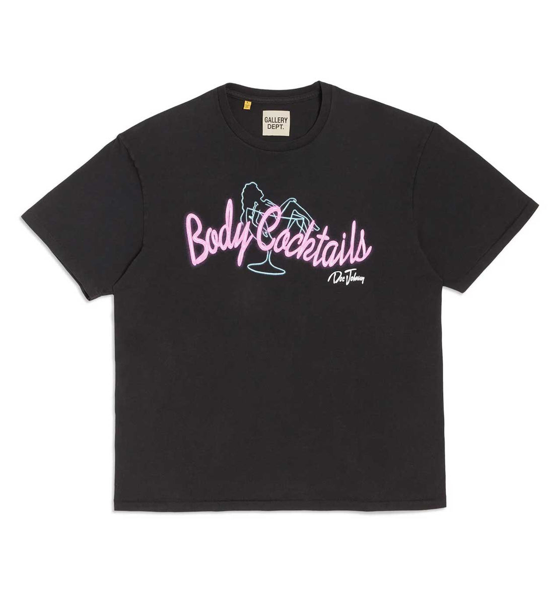 Product Image Of Gallery Dept Body Cocktails Black Tee Front View