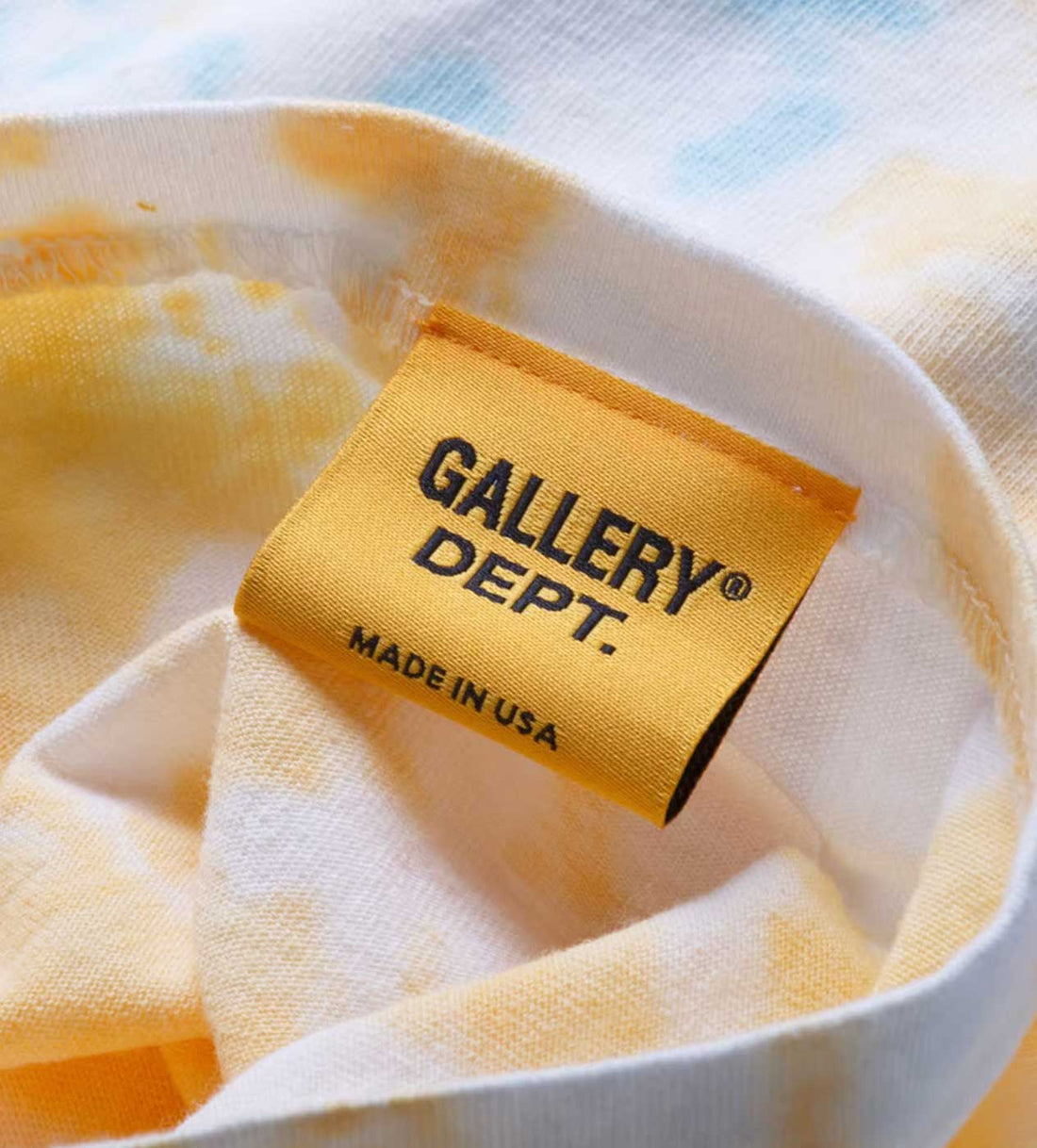 Gallery Dept. French Logo Tee Tie Dye Multicolor close up front