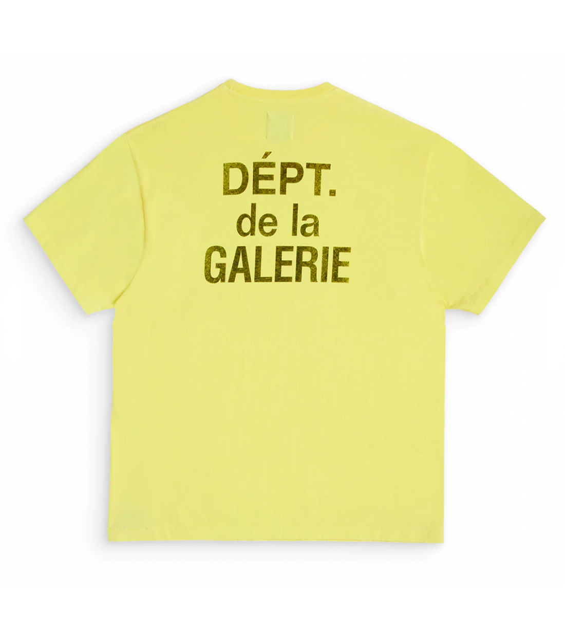 Gallery Dept. French Souvenir Flo Neon Yellow Tee, Back View