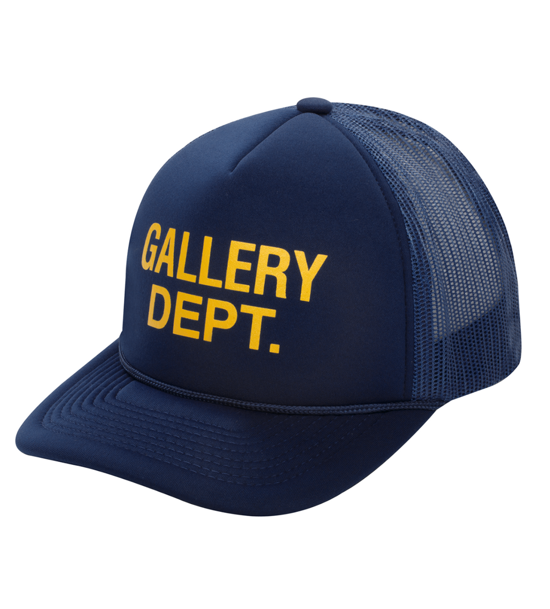 Gallery Dept Trucker Cap Navy Yellow