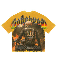 Godspeed Biker Nation Tee Mustard Yellow
