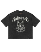 Godspeed Collegiate Tee Black Wash