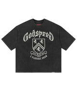 Godspeed Collegiate Tee Black Wash