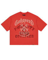 Godspeed Collegiate Tee Cherry Wash