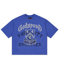 Godspeed Collegiate Tee Royal Wash