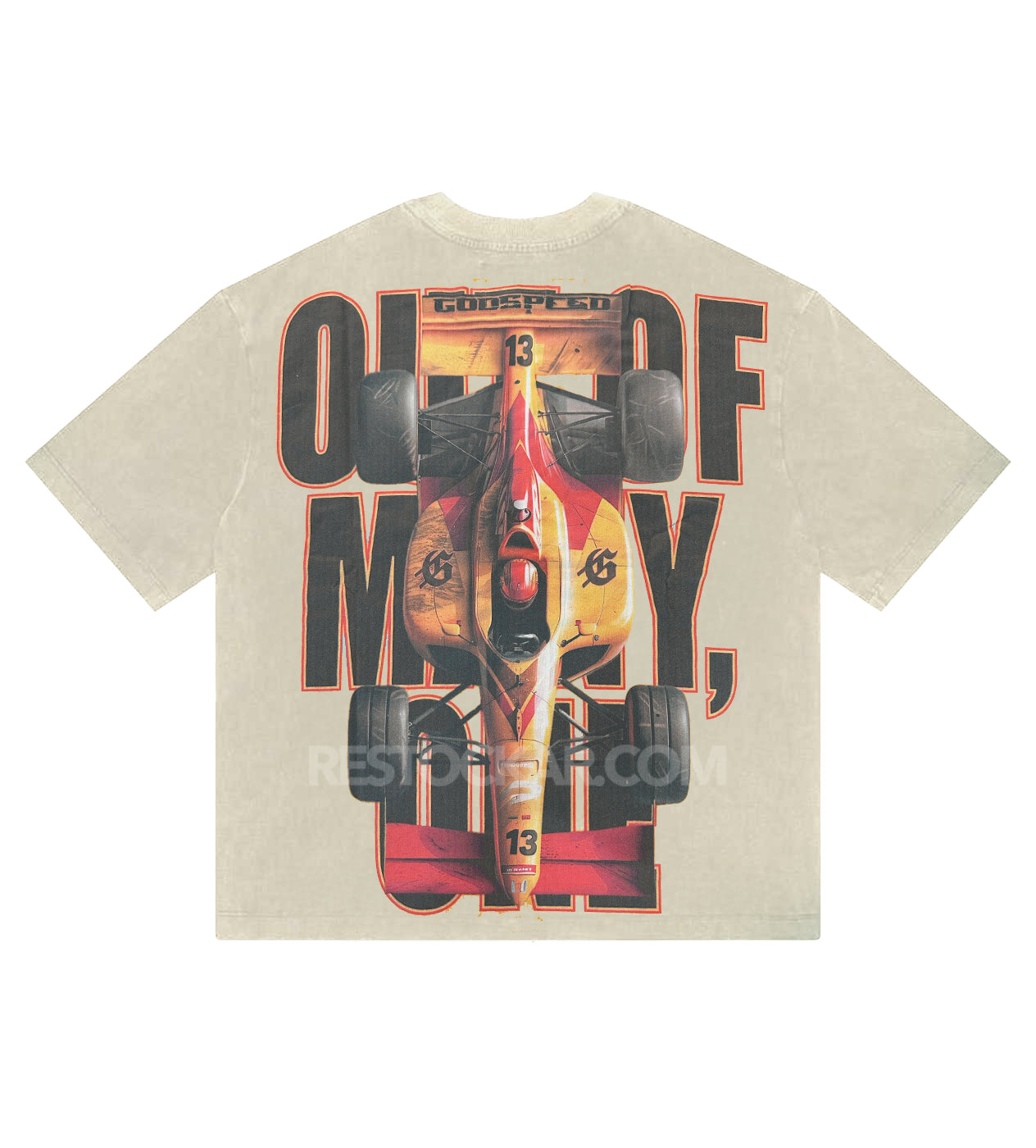 Godspeed F1 Finish Line Tee Bone