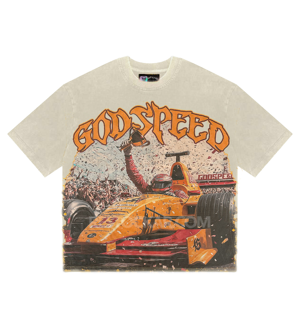 Godspeed F1 Finish Line Tee Bone
