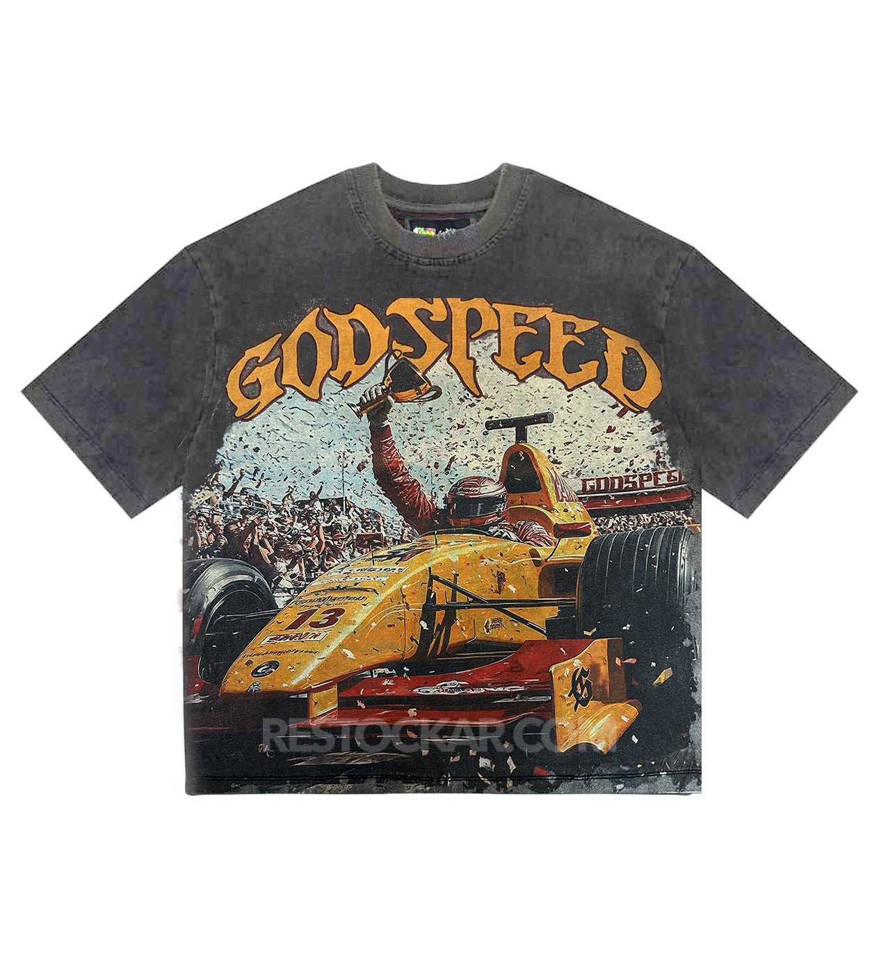 Godspeed F1 Finish Line Tee Grey