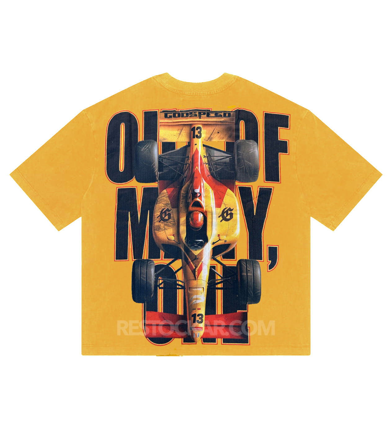 Godspeed F1 Finish Line Tee Yellow