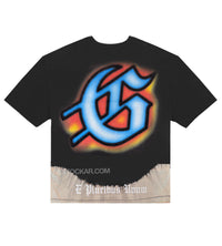 Godspeed Off the Leash Tee Black Bleached Wash