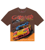 Godspeed FTW Tee Brown Bleached Wash