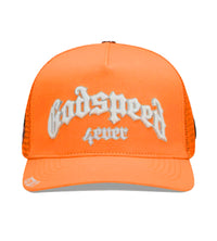 Godspeed Forever Citrus Trucker Hat Orange