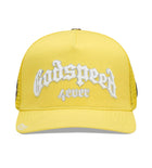 Godspeed Forever Lightning Trucker Hat Yellow