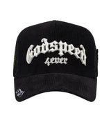 Godspeed Forever Trucker Hat Black Corduroy