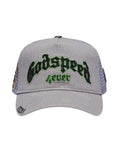 Godspeed Forever Trucker Hat Grey/Dark Green