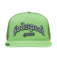 Godspeed Forever Trucker Hat Lime