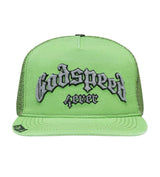 Godspeed Forever Trucker Hat Boom Lime Wash