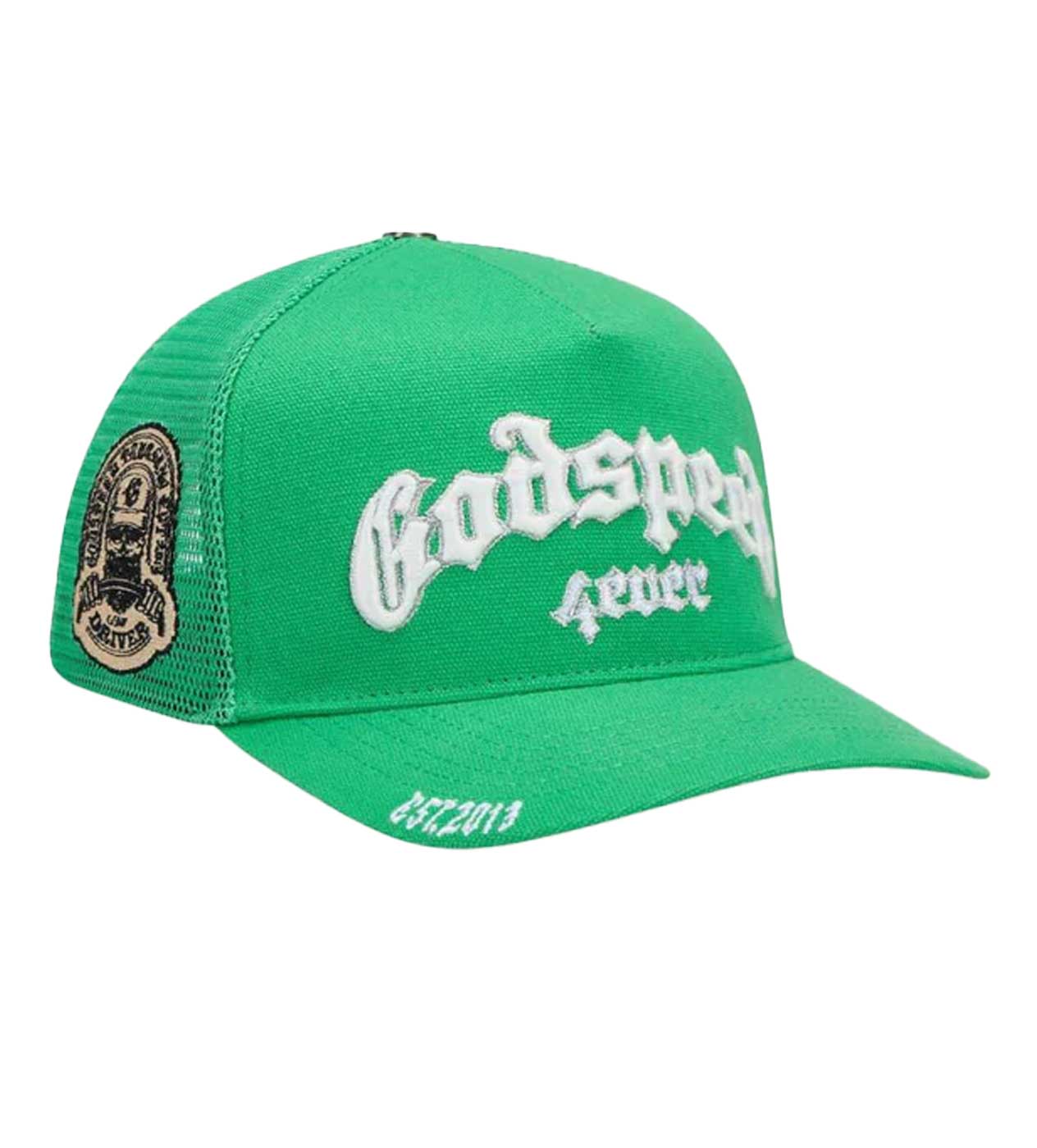 Godspeed Forever Trucker Hat Shamrock Green